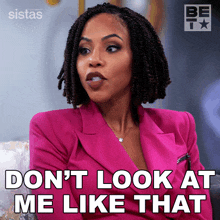 Don'T Look At Me Like That Andrea Barnes GIF - Don'T Look At Me Like That Andrea Barnes Kj Smith GIFs