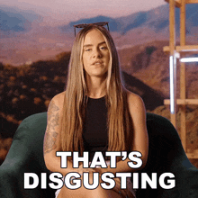 Thats Disgusting Courtney Rowe GIF - Thats Disgusting Courtney Rowe Are You The One GIFs
