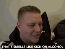 Smells Alcohol GIF - Smells Alcohol Smelly GIFs