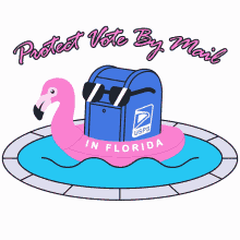 protect vote by mail in florida vote by mail mailbox flamingo pool