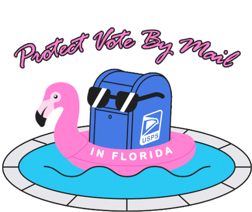 Protect Vote By Mail In Florida Mailbox Sticker - Protect Vote By Mail In Florida Vote By Mail Mailbox Stickers