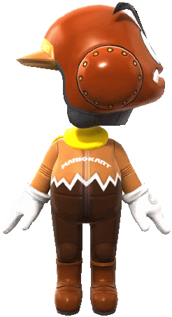 Goomba Mii Racing Suit Mario Kart Sticker - Goomba Mii Racing Suit Goomba Mii Racing Suit Stickers