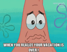 When You Realize Your Vacation Is Over! GIF