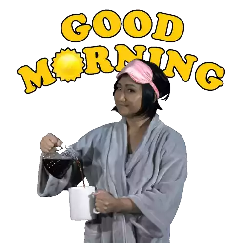Buenos Dias Good Morning Sticker - Buenos Dias Good Morning Coffee Stickers