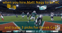 Hire Matt Nagy Trade Derek Carr GIF - Hire Matt Nagy Trade Derek Carr Dolphins GIFs