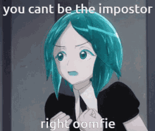 You Cant Be The Impostor Impostor GIF - You Cant Be The Impostor Impostor Sussy GIFs