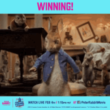 Winning Bunny Bowl GIF - Winning Win Bunny Bowl GIFs