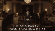 Im At A Party I Dont Wanna Be I Dont Like Here GIF