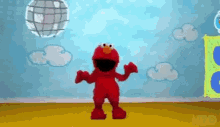 Elmo Happy Dance GIF