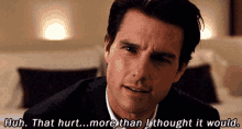 That Hurt More Than I Thought It Would Knight And Day GIF - That Hurt More Than I Thought It Would Knight And Day Tom Cruise GIFs