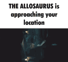 the allosaurus allo the isle islecord approaching