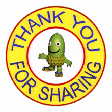 thank you for sharing sharing sticker share shared sharing