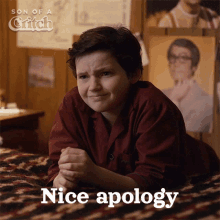 Nice Apology Mark GIF - Nice Apology Mark Son Of A Critch GIFs
