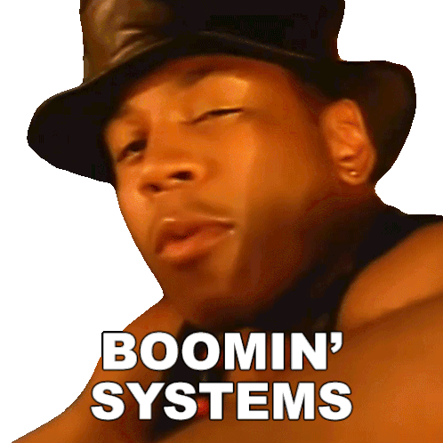 Boomin' Systems Ll Cool J Sticker - Boomin' Systems Ll Cool J James Todd Smith Stickers