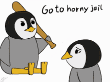 Horny Jail Penguin GIF - Horny Jail Penguin Bonk GIFs