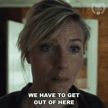 We Have To Get Out Of Here Maja GIF - We Have To Get Out Of Here Maja Attachment GIFs