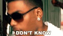 I Dont Know Cornell Iral Haynes Jr GIF - I Dont Know Cornell Iral Haynes Jr Nelly GIFs