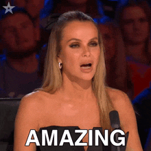 Amazing Amanda Holden GIF - Amazing Amanda Holden Britain'S Got Talent GIFs