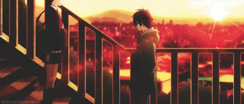 Anime Feels GIF  Anime Feels Sunset  Discover  Share GIFs