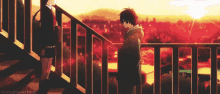 Sunset Reunion - Reunion GIF - Anime Japanimation Animated GIFs