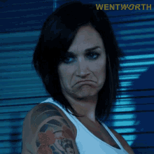 Whats The Point Franky Doyle GIF - Whats The Point Franky Doyle Wentworth GIFs