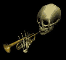 Skeleton Trumpet GIF - Skeleton Trumpet GIFs