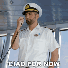 Ciao For Now Paolo Arrigo GIF - Ciao For Now Paolo Arrigo The Real Love Boat GIFs