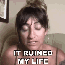 It Ruined My Life Arielle Scarcella GIF - It Ruined My Life Arielle Scarcella It Destroyed My Life GIFs