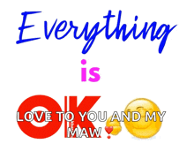 Animated Greeting Card Everything Is Ok GIF - Animated Greeting Card Everything Is Ok GIFs