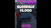 an ad for strayde auto sales shows a man in a red hoodie