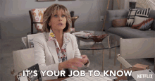 its your job to know grace jane fonda grace and frankie do your job