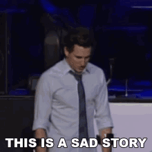 This Is A Sad Story Josh Sundquist GIF - This Is A Sad Story Josh Sundquist Cow Tipping Disaster GIFs