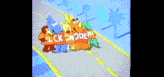 a group of cartoon characters holding a sign that says " slick onodera "