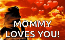 Hearts Mommy Loves You GIF - Hearts Mommy Loves You Heart GIFs
