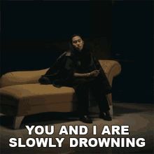 You And I Are Slowly Drowning Soran GIF - You And I Are Slowly Drowning Soran What If Song GIFs
