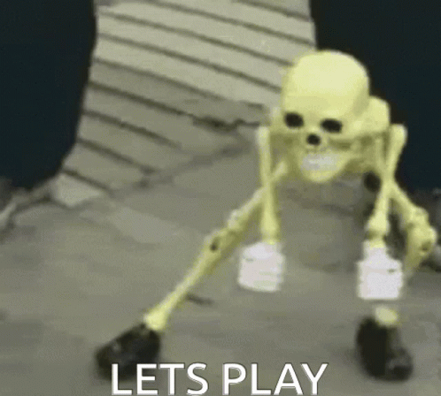 Lets Play Skeleton GIF - Lets Play Skeleton Dancing GIFs