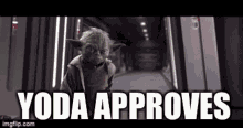 Yoda Star Wars GIF - Yoda Star Wars Yoda Approves GIFs
