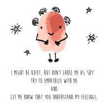quiet shy label empathy feelings