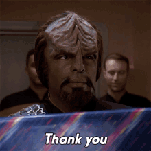 Thank You Worf GIF - Thank You Worf Star Trek GIFs