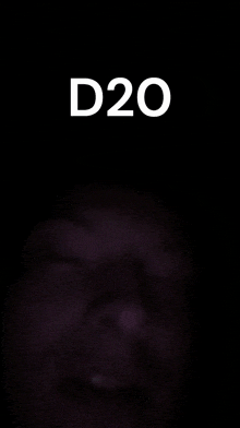 a man 's face is visible in the dark with the words d20 above him