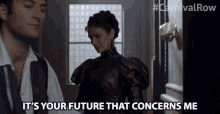 Its Your Future That Concerns Me Indira Varma GIF - Its Your Future That Concerns Me Indira Varma Piety Breakspear GIFs