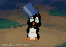 Crying Penguin GIF