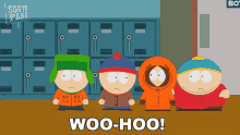 Woo Hoo Kenny Mccormick GIF - Woo Hoo Kenny Mccormick Eric Cartman GIFs