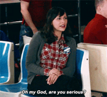 Parks And Rec Ann Perkins GIF - Parks And Rec Ann Perkins Oh My God Are You Serious GIFs