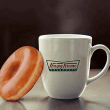 Krispy Kreme Donut GIF - Krispy Kreme Donut Coffee GIFs