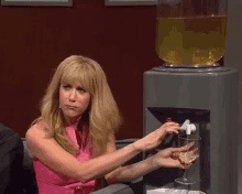 Glug Glug GIF - Saturday Night Live Snl Kristen Wiig GIFs