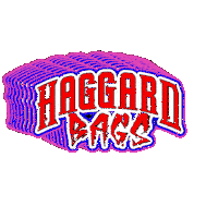 Haggard Bags Haggard Af Sticker - Haggard Bags Haggard Af Cornhole Stickers