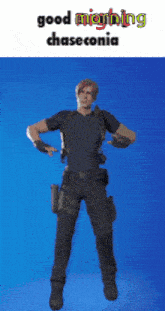 good morning chaseconia leon kennedy leon s kennedy resident evil