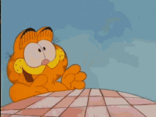 Garfield Garfield And Friends GIF - Garfield Garfield And Friends Spaghetti GIFs