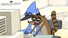 Laughing Rigby GIF - Laughing Rigby Mordecai GIFs